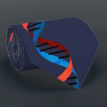 Artsy DNA Your Choice of Colour Men's Necktie<br><div class="desc">Artsy DNA Double Helix Graphic Design Men's Necktie on ANY CUSTOM COLOR. You can easily change the background colour (currently in dark blue) to whatever colour you like: Click on the customise it button> Click on Background Colour A menu of colours will come up, choose one or enter in a...</div>