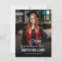Artsy Doodles Graduation Announcement 