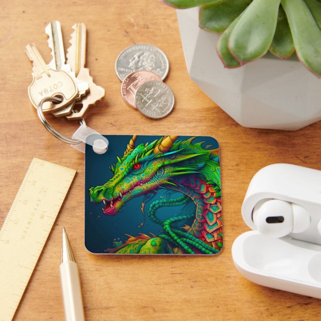 Artsy Dragon Key Ring (Desk)