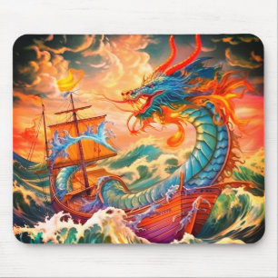 Artsy Dragon Mouse Mat