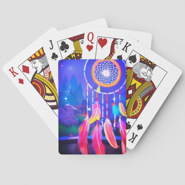 Artsy Dream Catcher Playing Cards (Back)