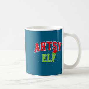 Artsy Elf Christmas Family Matching Group Xmas Act Coffee Mug
