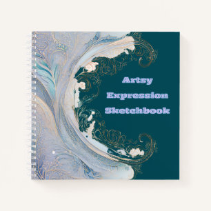 Artsy Expression Sketchbook Notebook