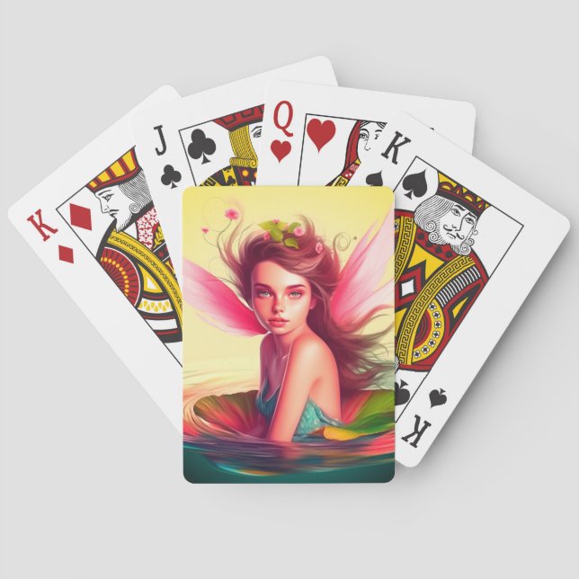 Artsy Fairy Playing Cards (Back)