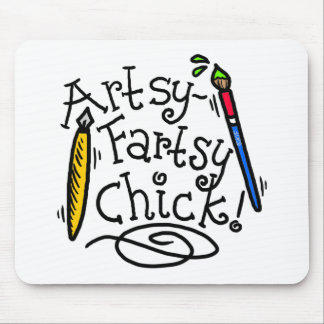 Artsy-Fartsy Chick Mouse Mat