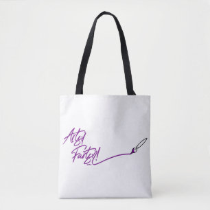 ARTSY FARTSY PAINTBRUSH by Jeff Willis Art Tote Bag