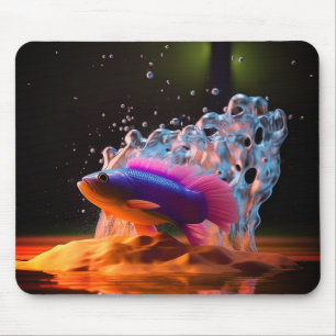Artsy Fish Mouse Mat