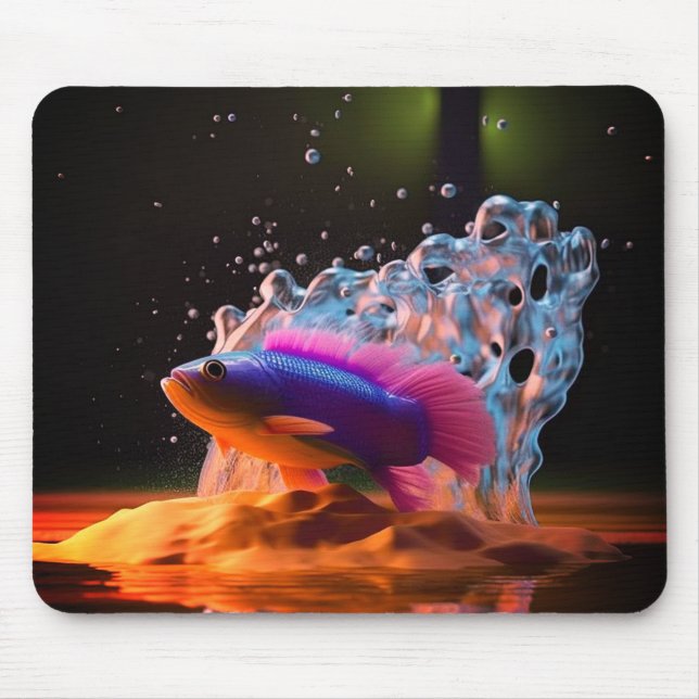 Artsy Fish Mouse Mat (Front)