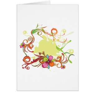 artsy floral bliss vector design