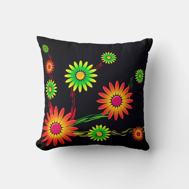 Artsy Flower Cushion (Front)