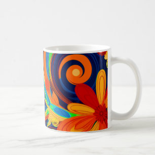 Artsy Flowers Coffee Mug