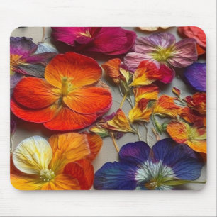 Artsy Flowers Mouse Mat