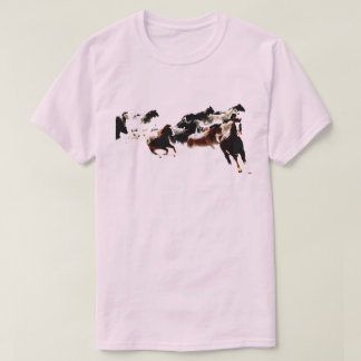 Artsy Frisky Running Horses T-Shirt