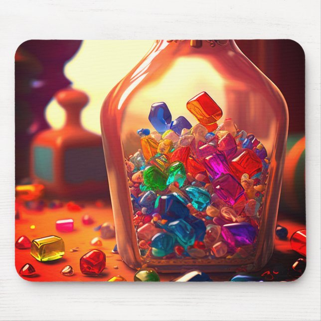 Artsy Gems Mouse Mat (Front)