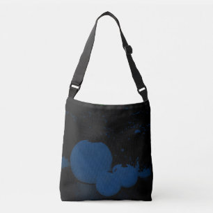 Artsy Ghostly Pumpkins on a Crossbody Bag