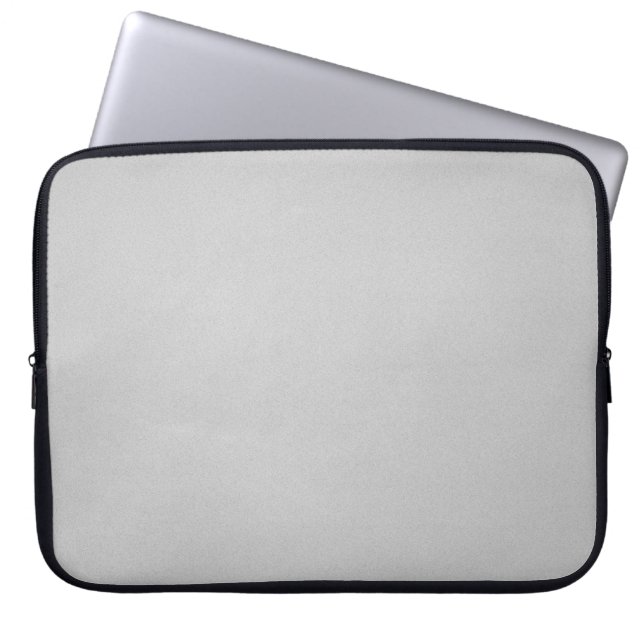 Artsy Gray Grainy Texture Laptop Sleeve (Front)