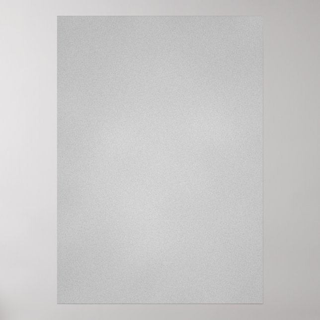 Artsy Gray Grainy Texture Poster (Front)