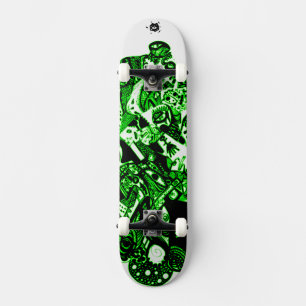 Artsy Green Skateboard