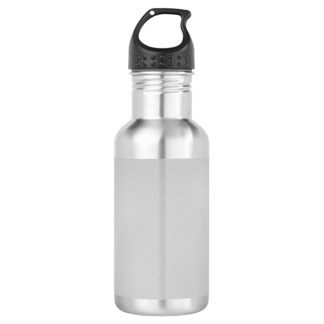 Artsy Grey Grainy Texture 532 Ml Water Bottle (Front)