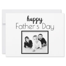 Artsy Happy Father's Day Photo Card