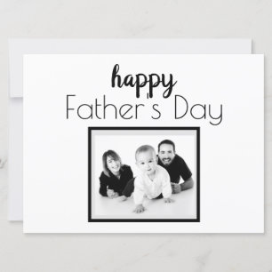 Artsy Happy Father's Day Photo Card