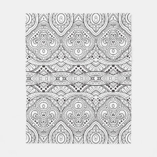 Artsy Inspired Design Fleece Blanket