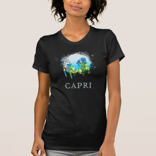 *~* Artsy ITALIA CAPRI Italian T-Shirt Island