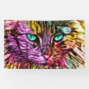 Artsy Kitty Cat Banner