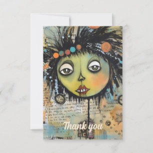 Artsy Ladies 7 Thank You Card