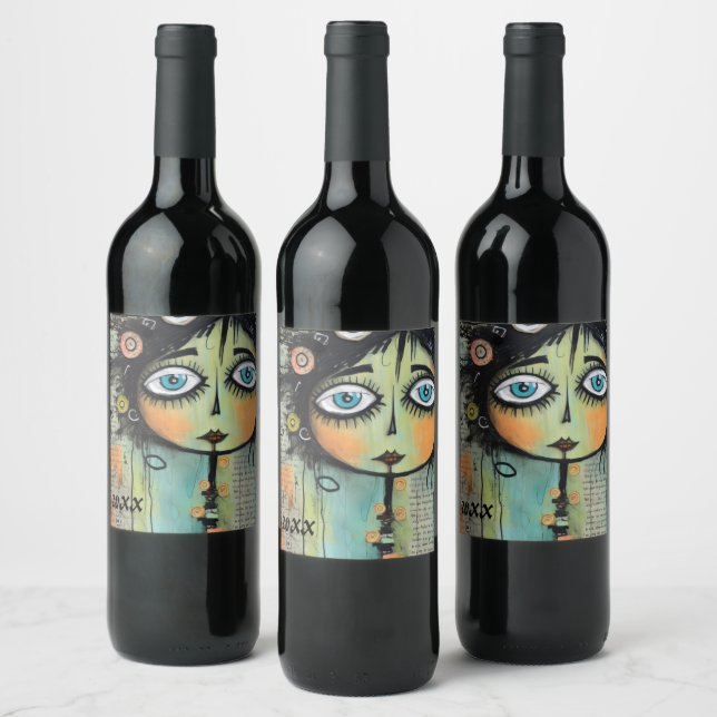 Artsy Ladies 8 Wine Label (Bottles)