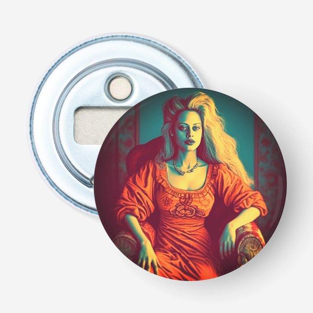 Artsy Lady Bottle Opener (Front)
