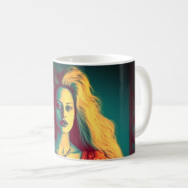 Artsy Lady Coffee Mug (Front Right)