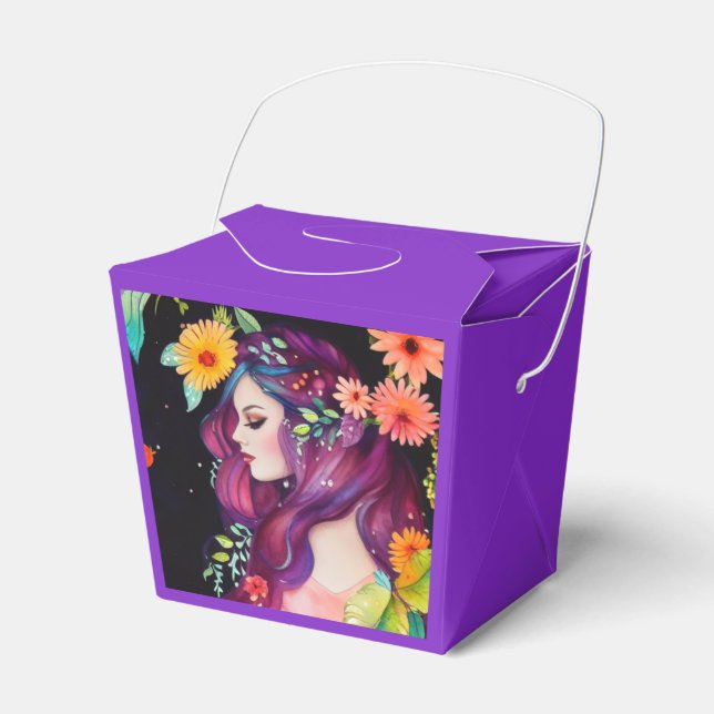 Artsy Lady Favour Box (Front Side)