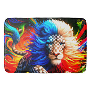Artsy Lion Bath Mat