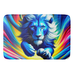 Artsy Lion Bath Mat