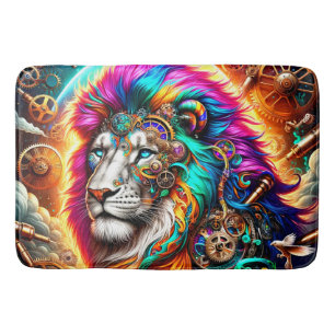 Artsy Lion Bath Mat