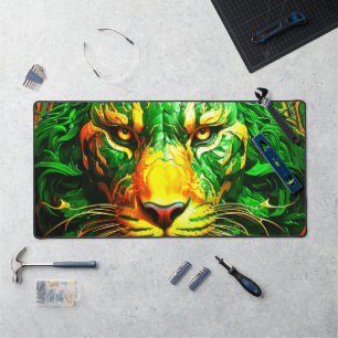 Artsy Lion Desk Mat