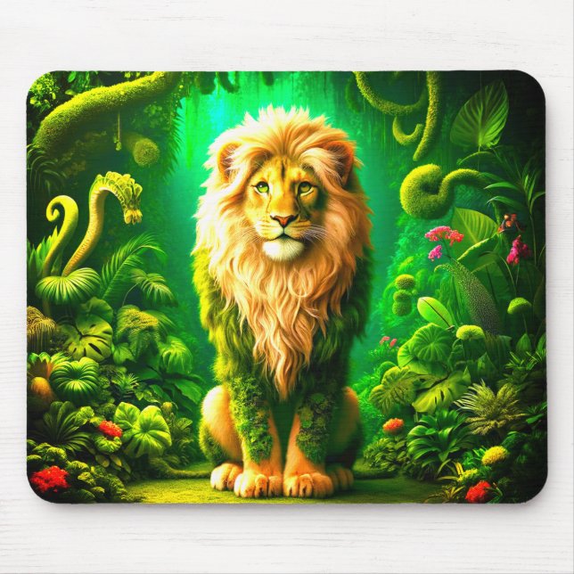 Artsy Lion Mouse Mat (Front)