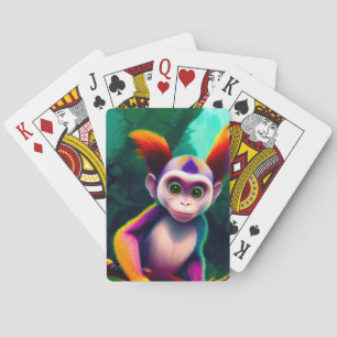Artsy Monkey Playing Cards
