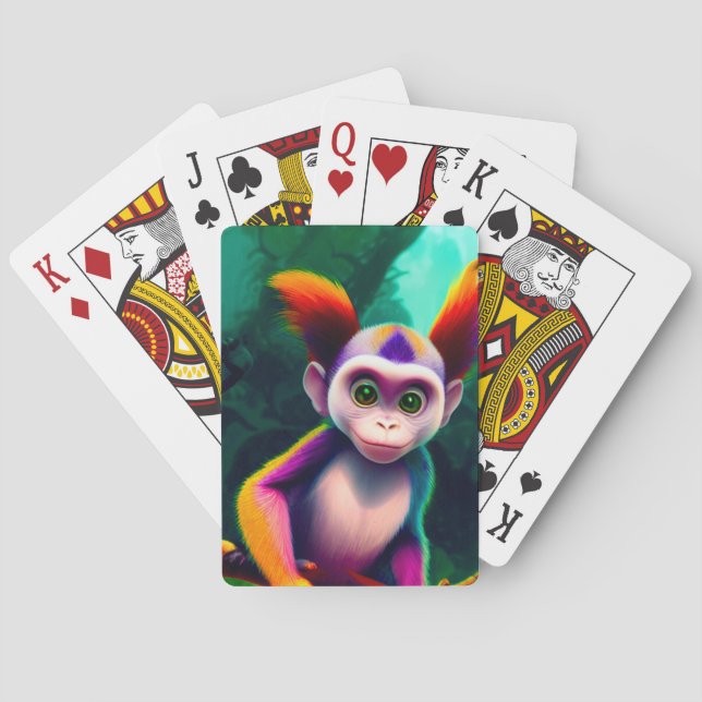 Artsy Monkey Playing Cards (Back)