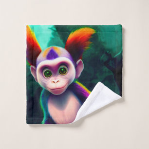 Artsy Monkey Wash Cloth