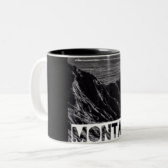 artsy montauk coffee mug (Front Left)