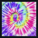 Artsy Neon Rainbow Tie Dye Watercolor Pattern Faux Canvas Print<br><div class="desc">This custom safety mask is perfect for many professionals including; nursing home workers, business workers, essential employees, and regular civilians who are in need of an extra layer of protection. The design features a hand-painted rainbow neon yellow, pink, purple, aqua blue, and green tie-dye swirl pattern. It's hipster, trendy, cool,...</div>