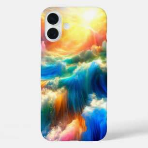 Artsy Ocean Waves Phone Case
