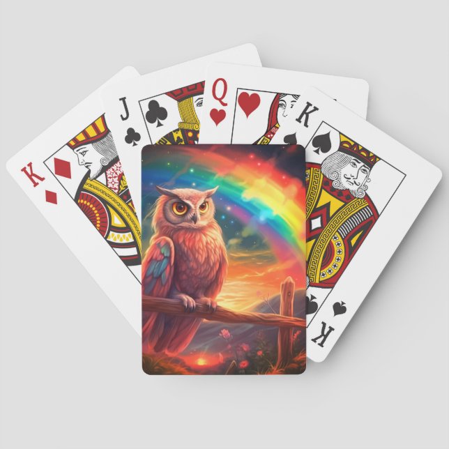 Artsy Owl Playing Cards (Back)