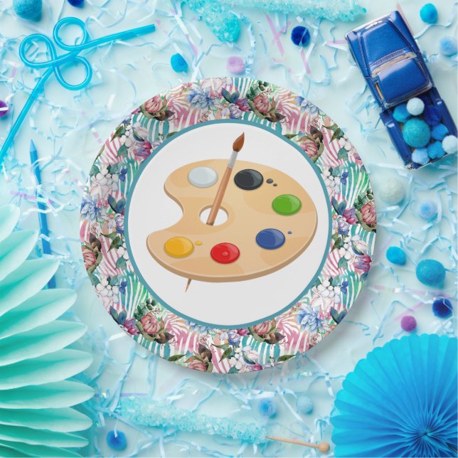 Artsy  paper plate (Party)