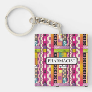 Artsy Pharmacist  Key Ring