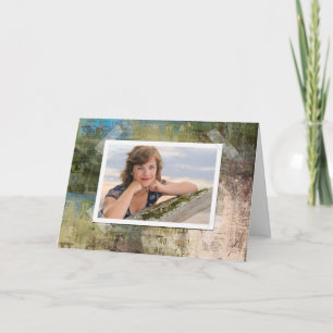 Artsy Photo Frame Template Card