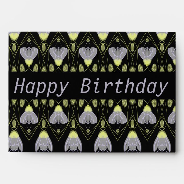 Artsy Pretty Patterned Envelope (Front)