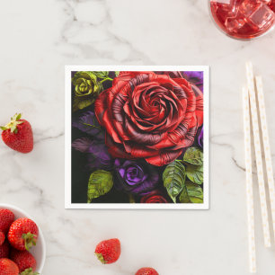 Artsy Rose Napkin